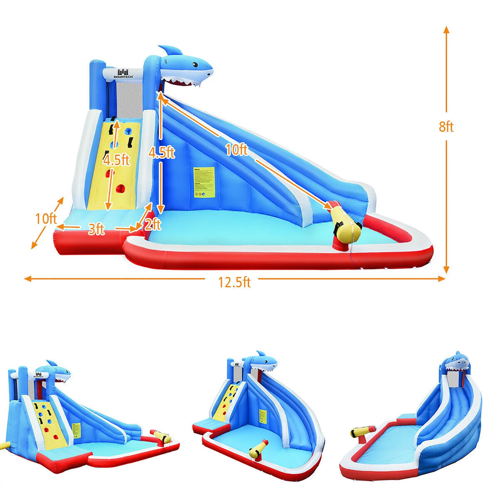 Inflatable Water Slide Bounce House Castle Splash Water Pool Y187650