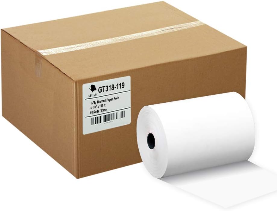 Thermal Paper Receipt Rolls 3 1/8 x 230 ft BPA Free 32 Rolls V761