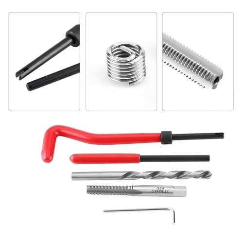 Thread Repair Kit with HSS Drill Bit and Thread Inserts M8 x 1.25 mm J51184