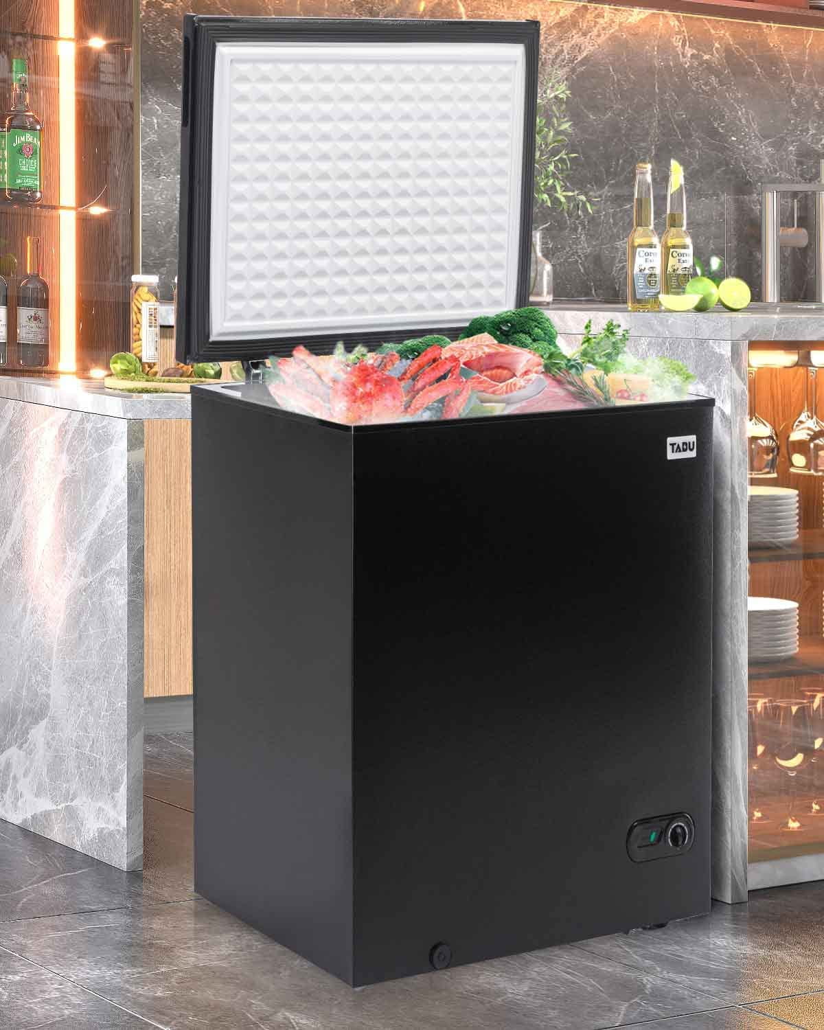 10.0 Cu Ft Black Chest Freezer with Removable Basket M26654
