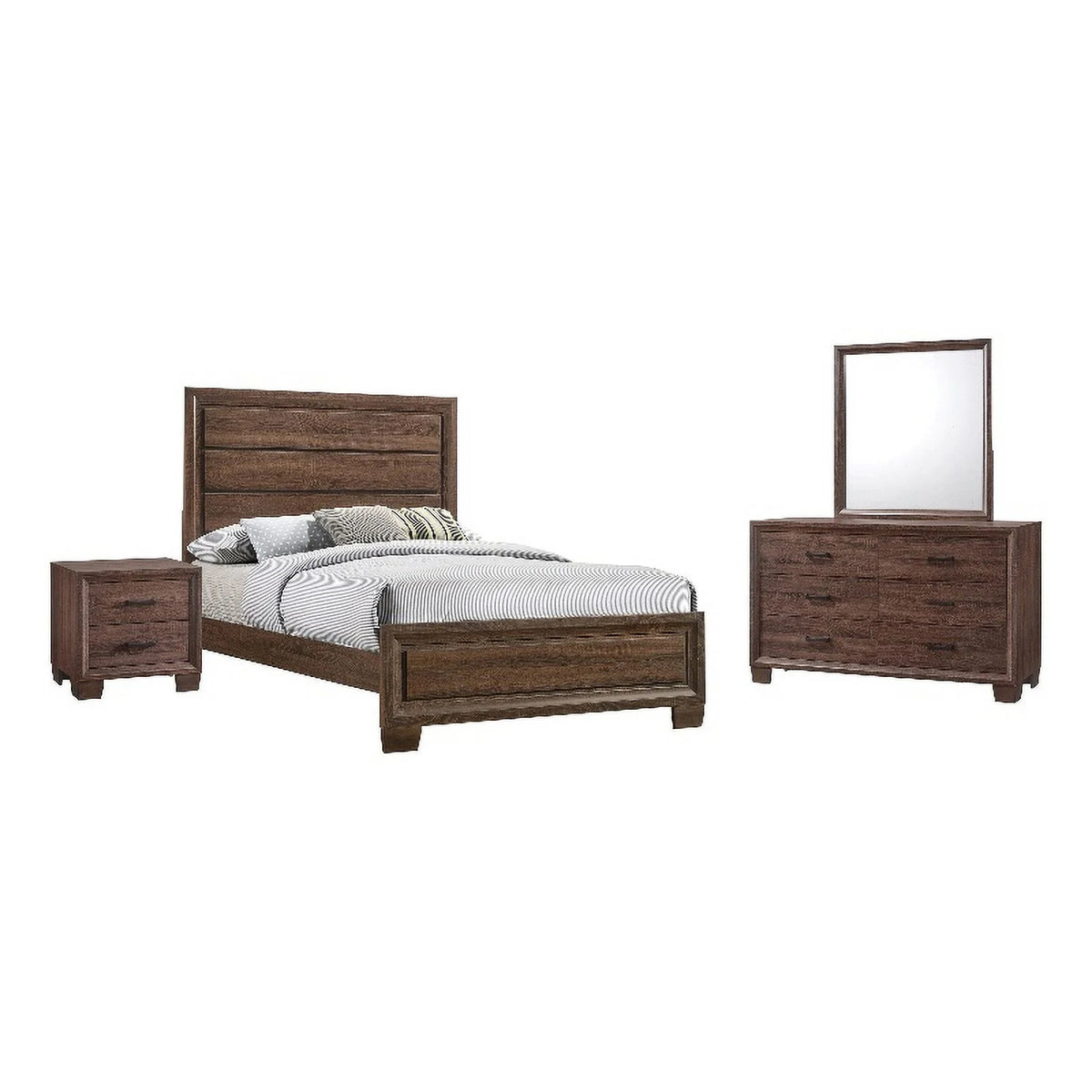 Medium Warm Brown Bedroom Set J4963