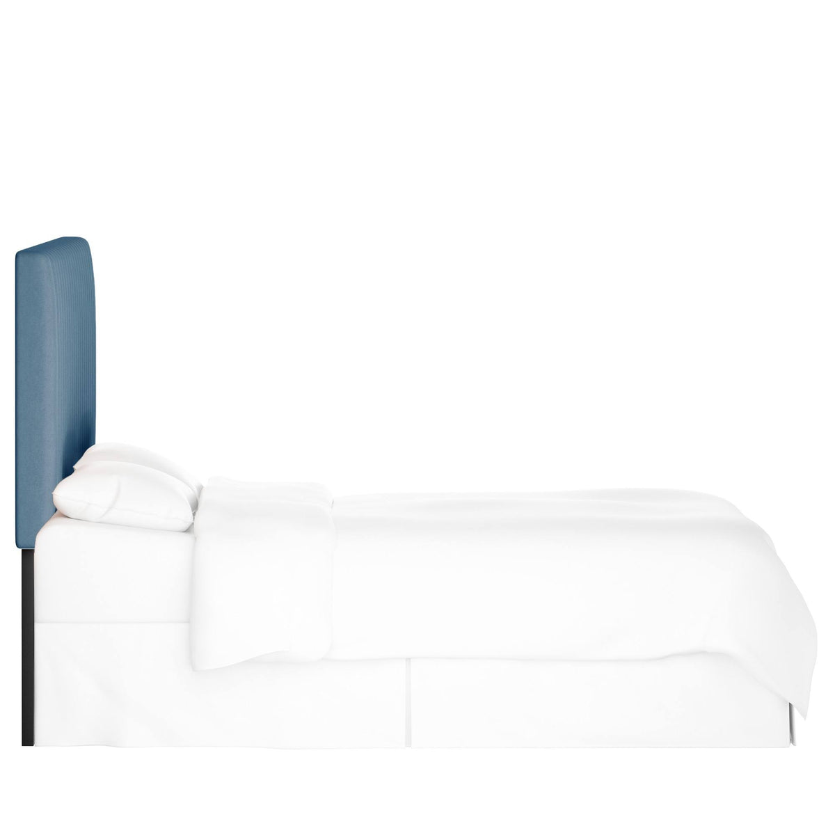Light Blue Velvet Twin Headboard Y957