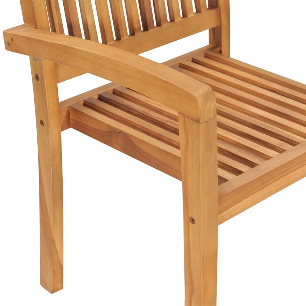 Patio Chairs 2 pcs with Anthracite Cushions Solid Teak Wood U195526