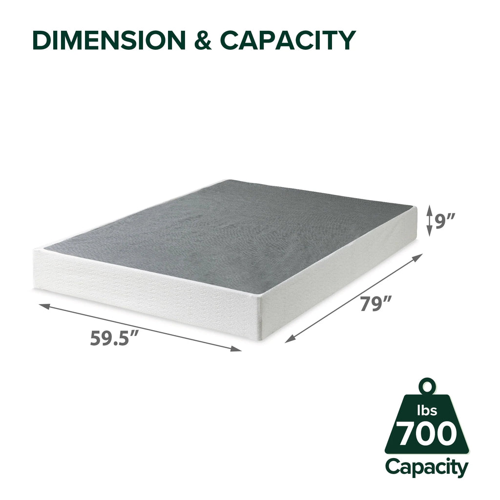 Queen Metal BoxSpring with Quick Assembly S802