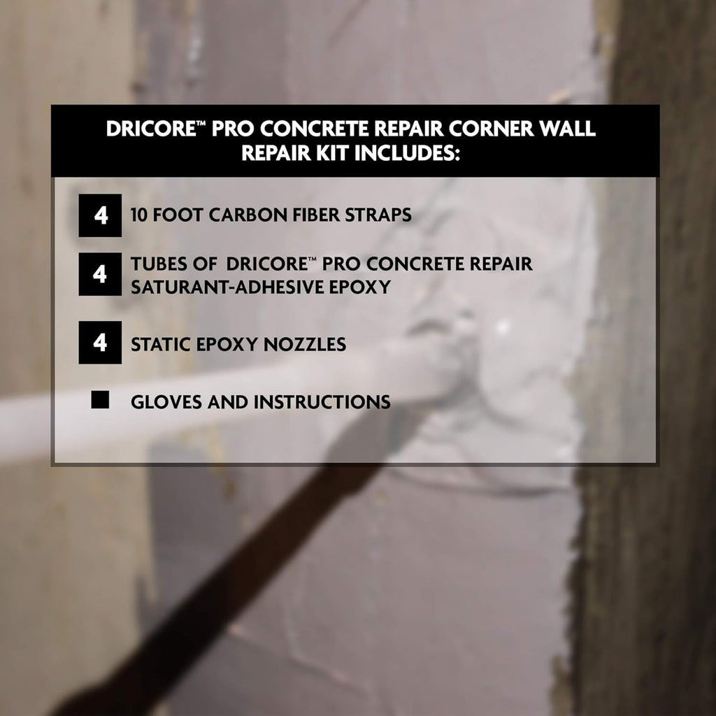 Concrete Repair Corner Wall Kit 10' X517