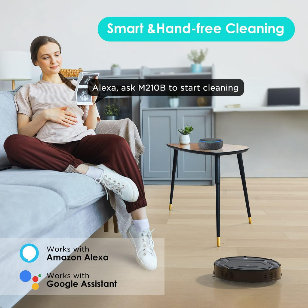Robot Vacuum and Mop Tangle-free Suction Ultra-Thin Robotic Vacuum Cleaner Z839295