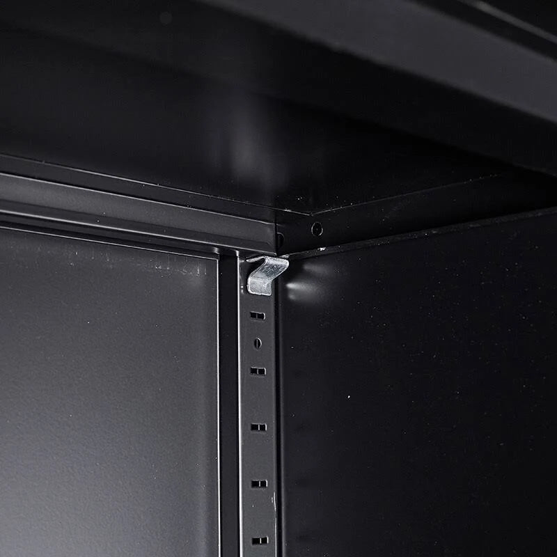 Black Steel Storage Cabinet R298