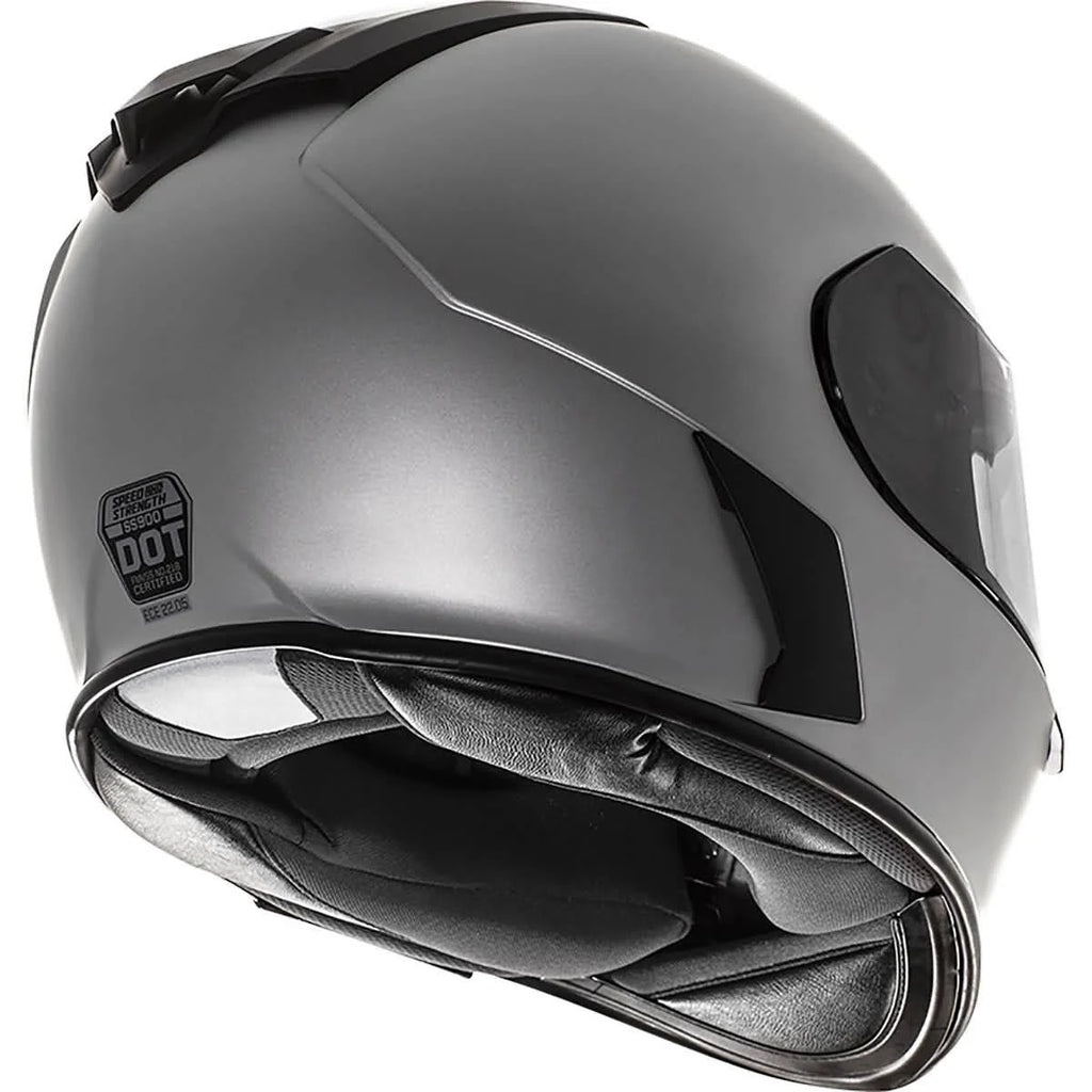 Solid Helmet (Medium, Satin Silver) U468