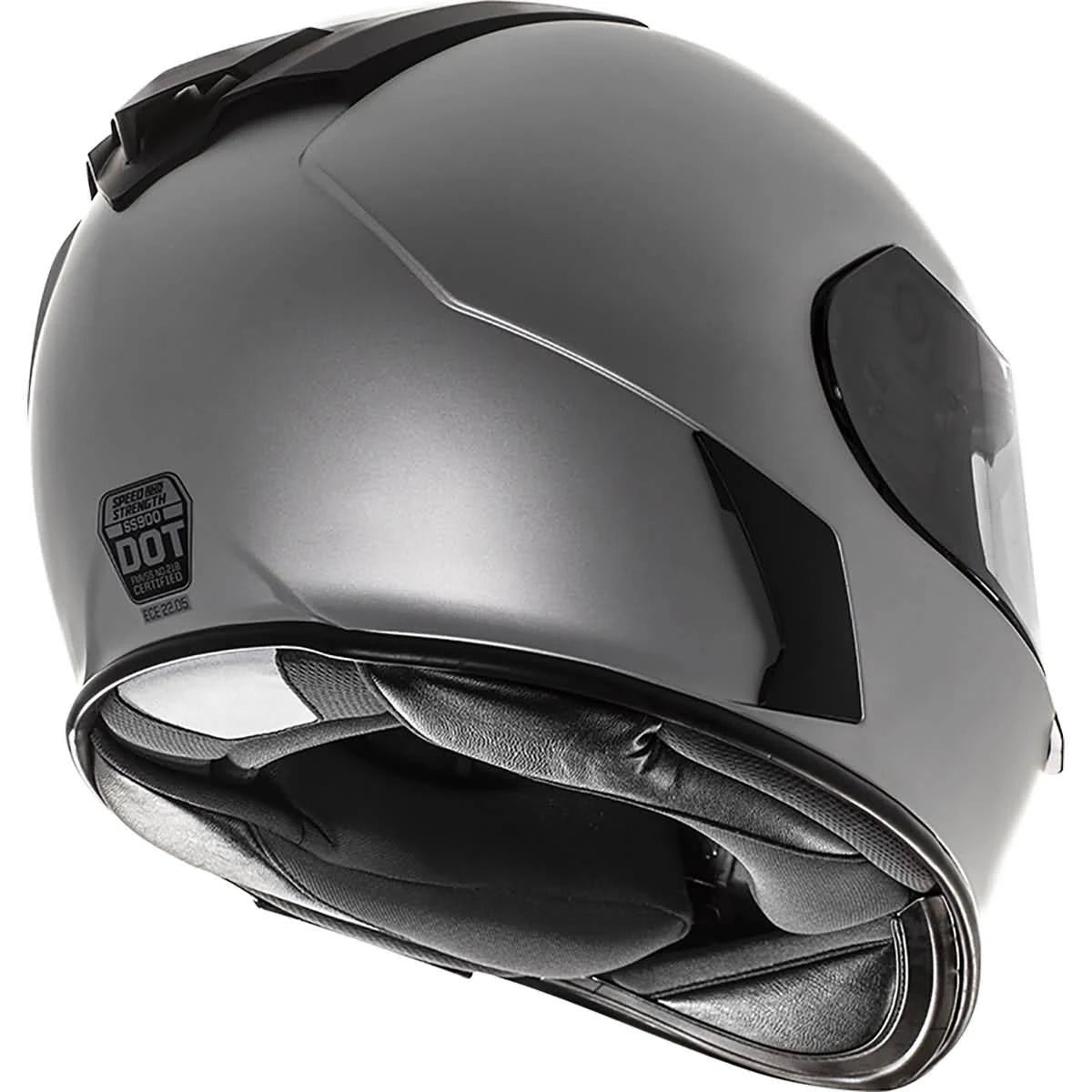 Solid Helmet (Medium, Satin Silver) U468