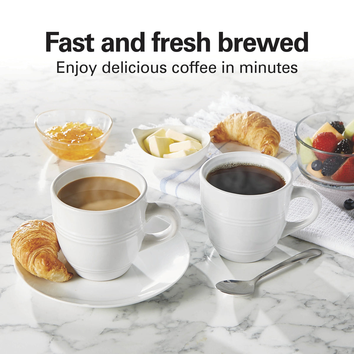 Single-Serve Coffee Maker, White H90227