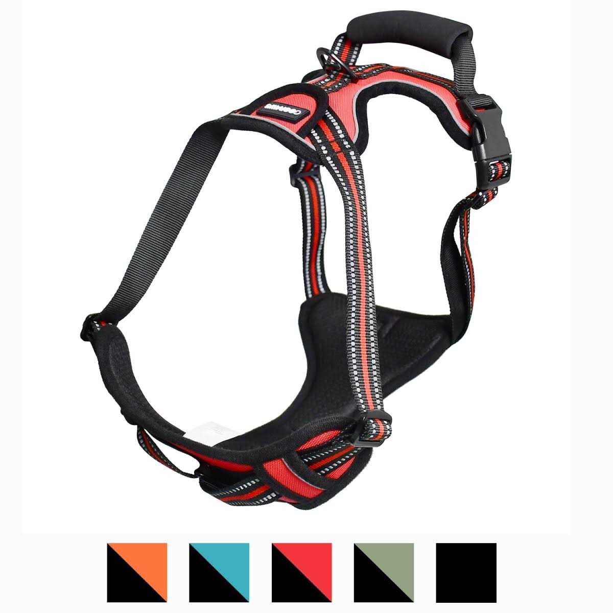 Padded Reflective Dog Harness E4053