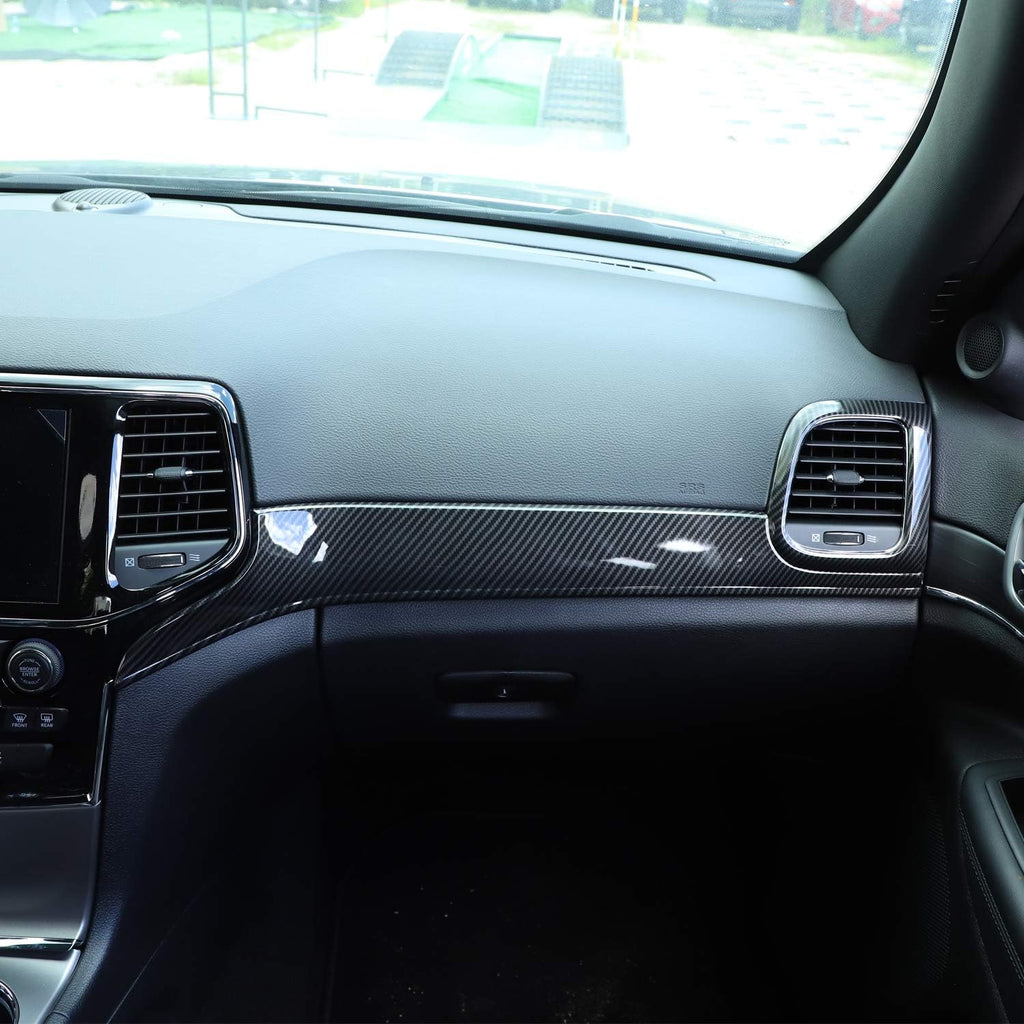 Dashboard Panel Trim & Door Handle Cover Kits Carbon Fiber Texture N705