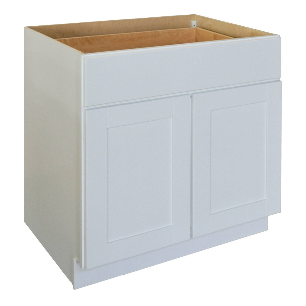White Double Door Base Cabinet V10028
