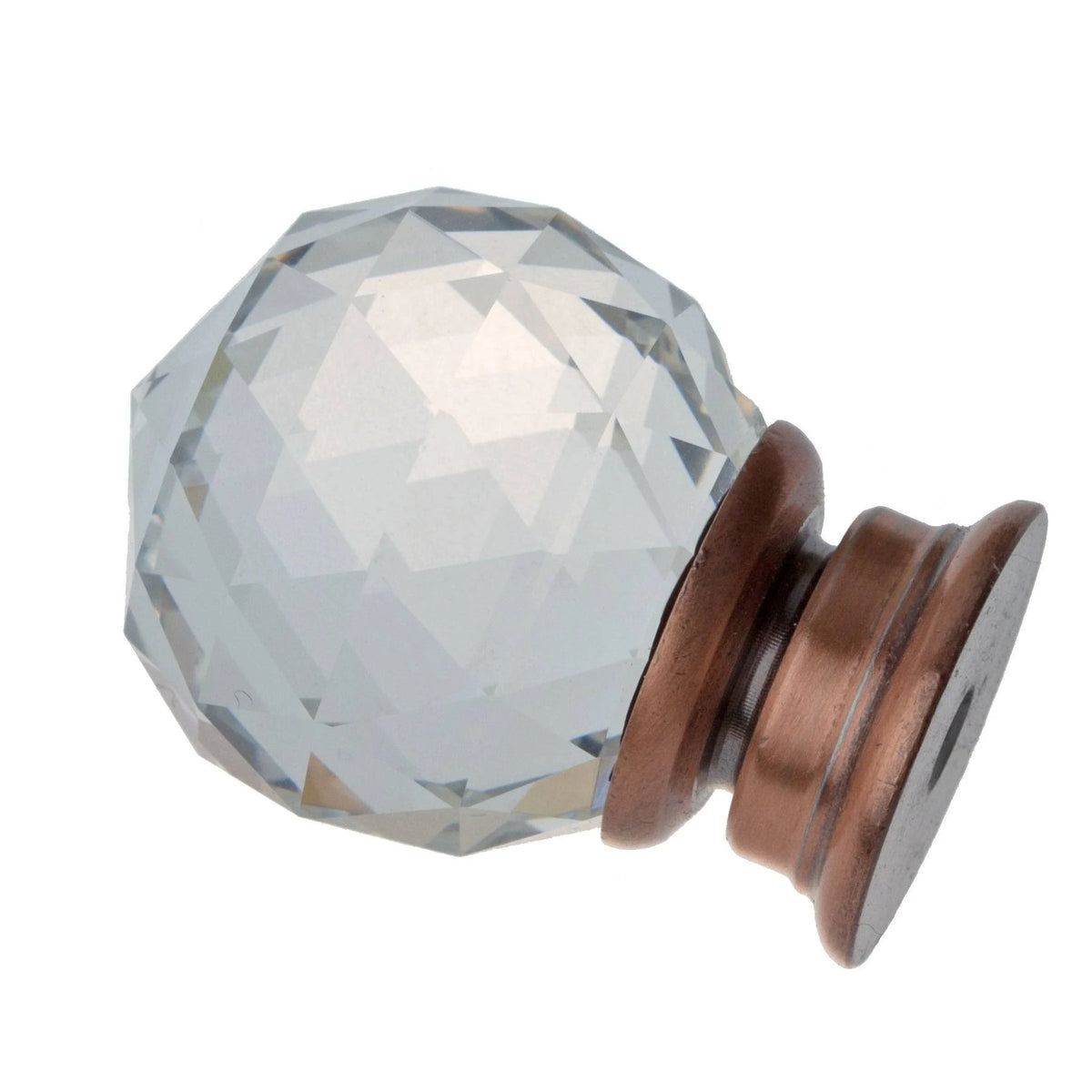 Clear K9 Crystal Cabinet Knobs Oil Rubbed Bronze (Pack of 10 or 25) O374
