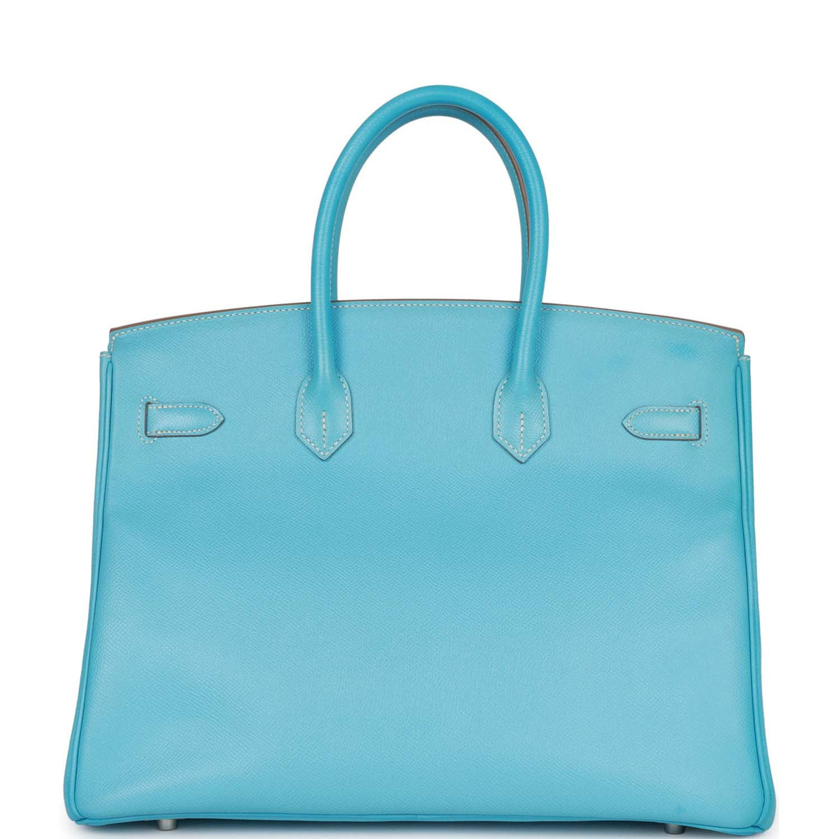 Pre-owned 35 Celeste Epsom Leather Handbag O46872