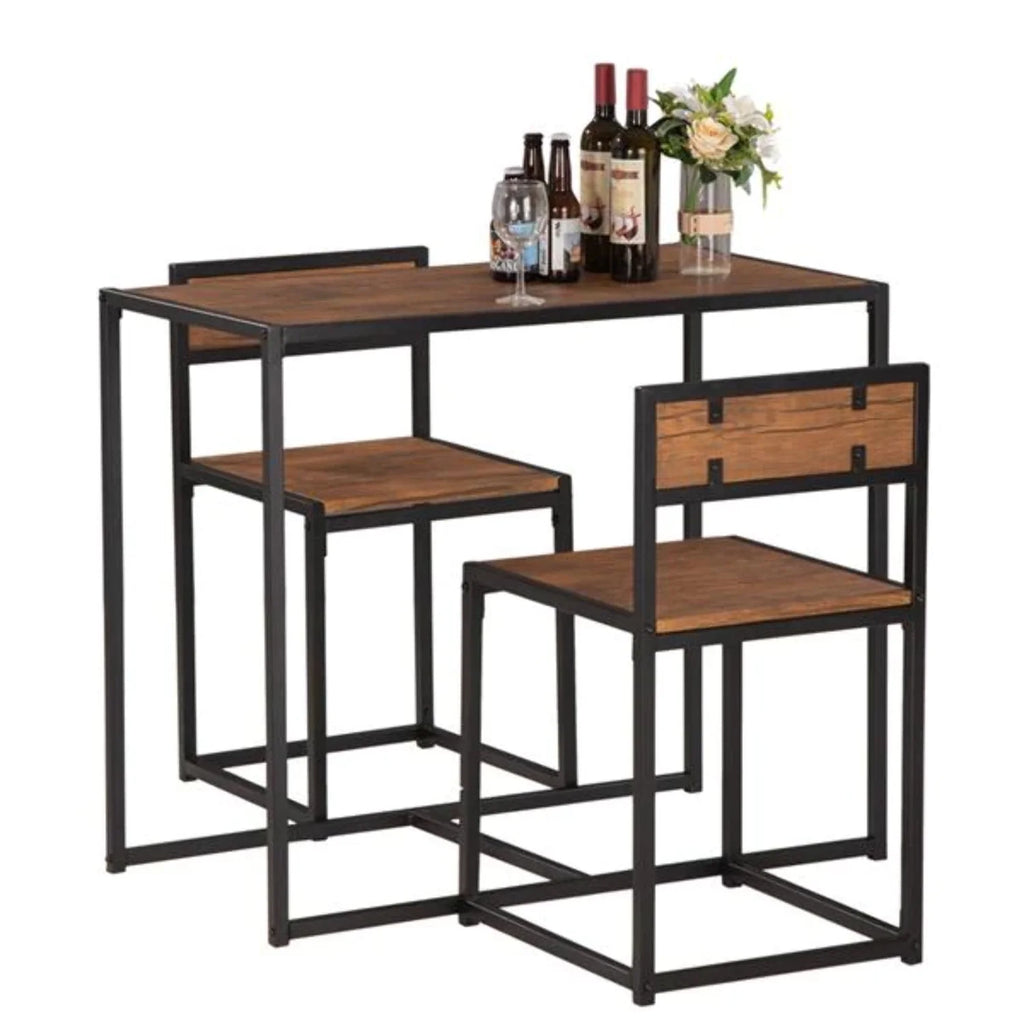 Wood Breakfast Table and Chair Three-Piece G137