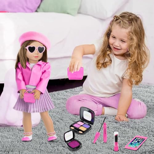 18 Inch Doll Makeup Accessories and Clothes Tote Bag Set N5392