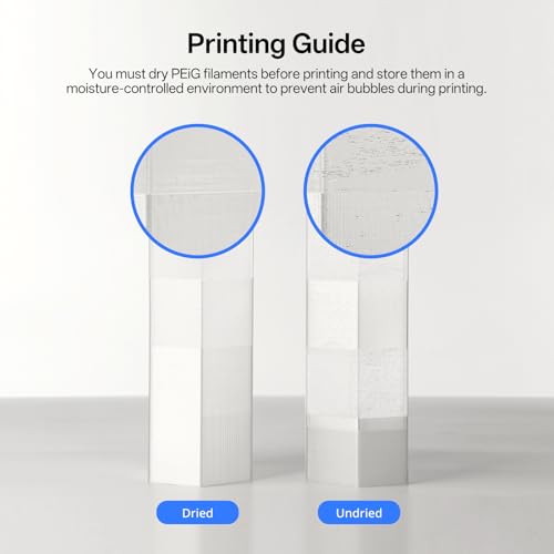PETG Filament 1.75mm 3D Printer Filament 1KG Spool T65157