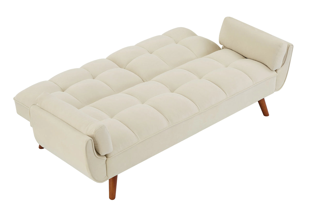 Linen Sofa Adjustable Backrest T574