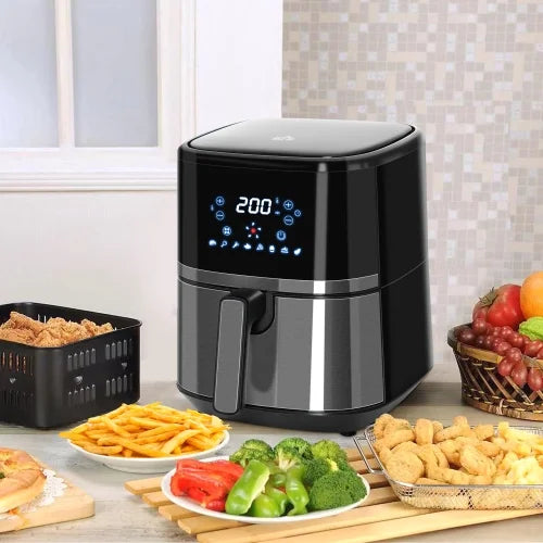 4.7Qt 4-in-1 Air Fryer with Digital Touchscreen and Nonstick Basket F718