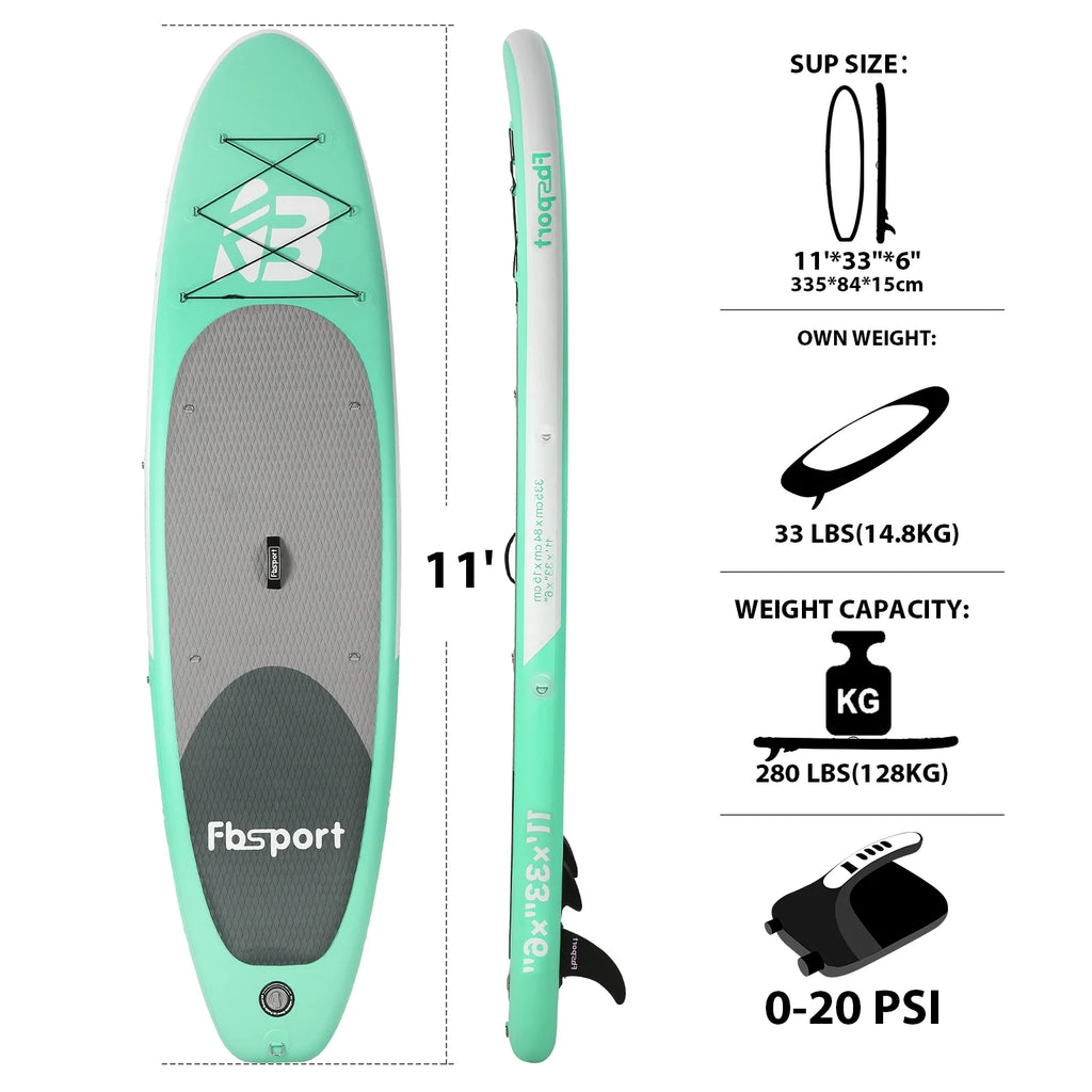 Inflatable Electric Paddle Board 11' Length with Electric Pump I621