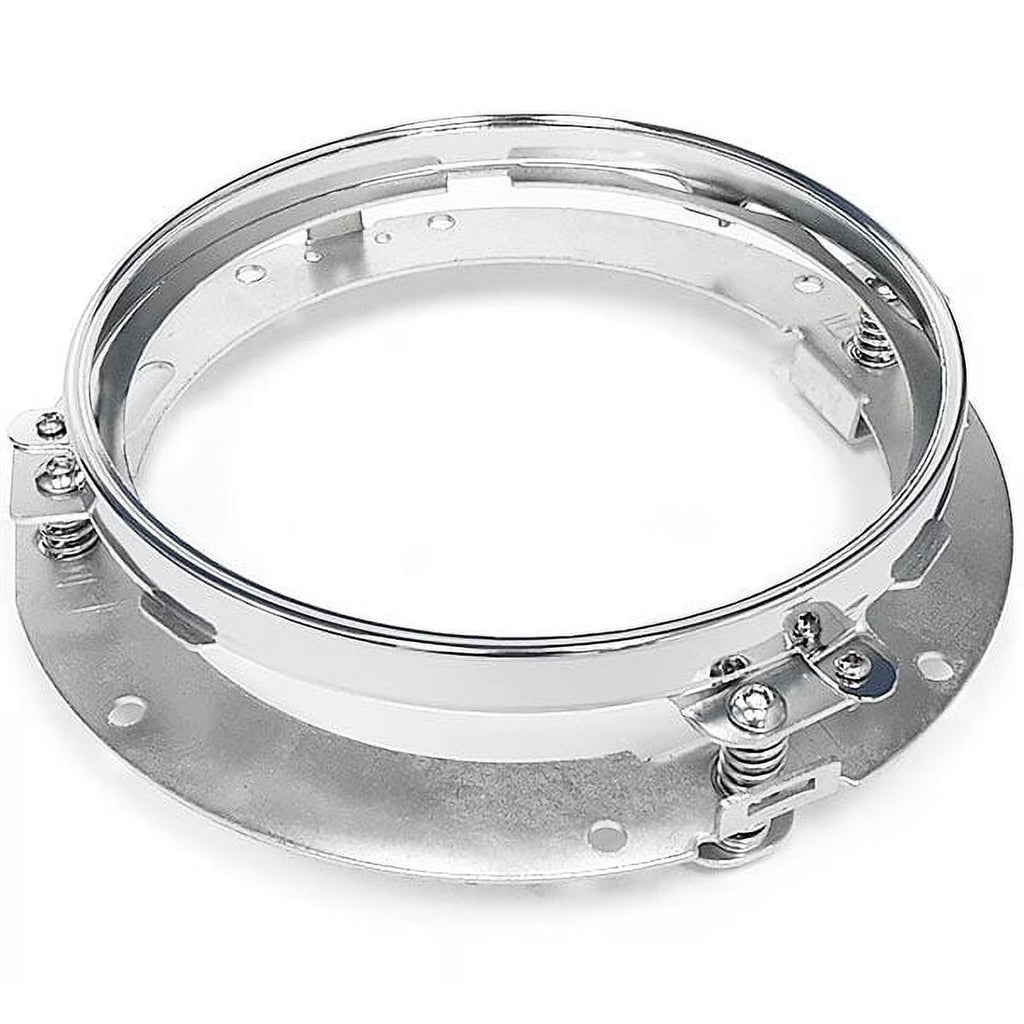 Chrome 7" LED Headlight Mounting Ring Trim Bracket E548720