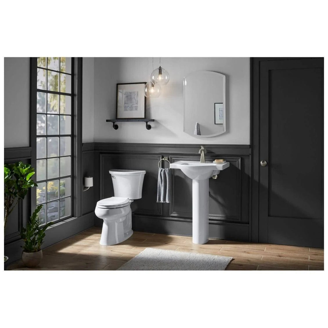 Single-Hole Sink Basin, 24-Inch, Ice Grey O89835