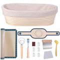 Set of 8 Oval Rattan Bread Proofing Basket K63339