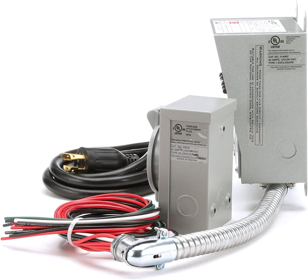 30 Amp 6-Circuit Transfer Switch Kit for Generators T53312