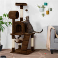 51-in Plush Multi-Cat Tree & Condo F606972