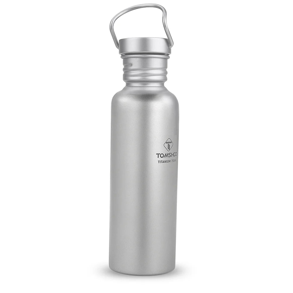 750ml Full Titanium Bottle Ultralight Outdoor Camping Hiking Cycling Bottle B2379