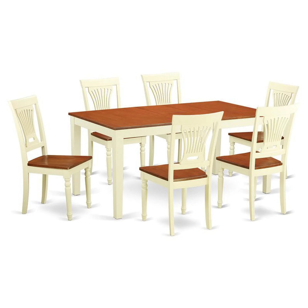 7-piece Wood Kitchen Table Set K509117
