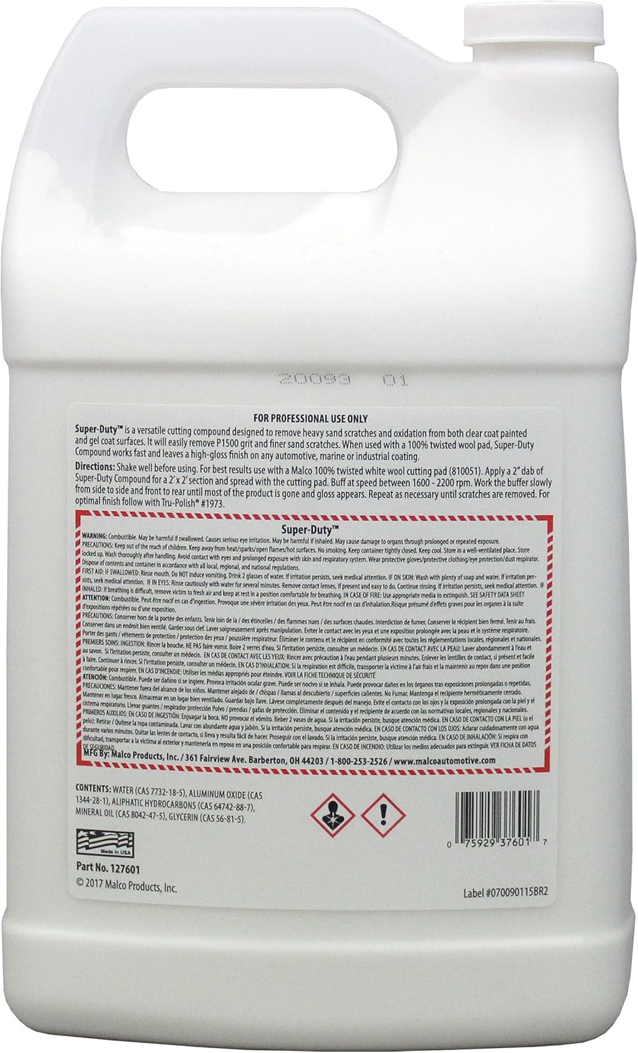 Heavy Cut Compound, 1 Gallon, Pack of 2 S405