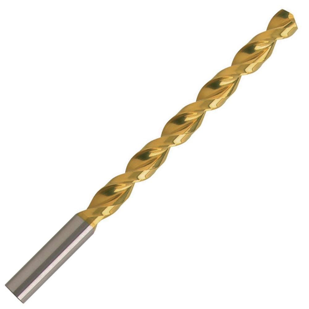 8mm Carbide 130° Point Tin Coated Jobber Length Drill U6429
