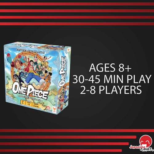 One Piece Board Game, 2-8 Players, 30-45 Min, Ages 8+ W114638