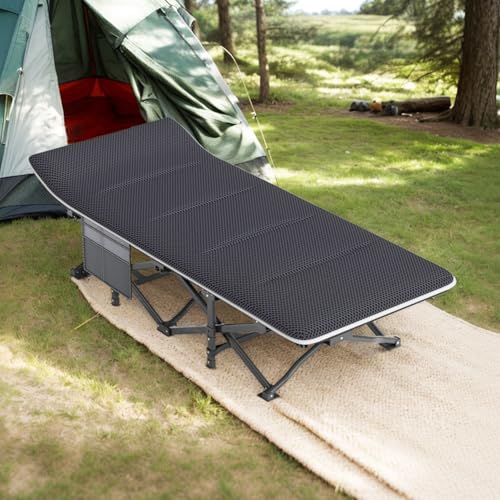 Camping Cot with Cushion and Carry Bag T922