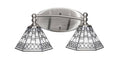 Two Light Bath Bar Brushed Nickel X65413