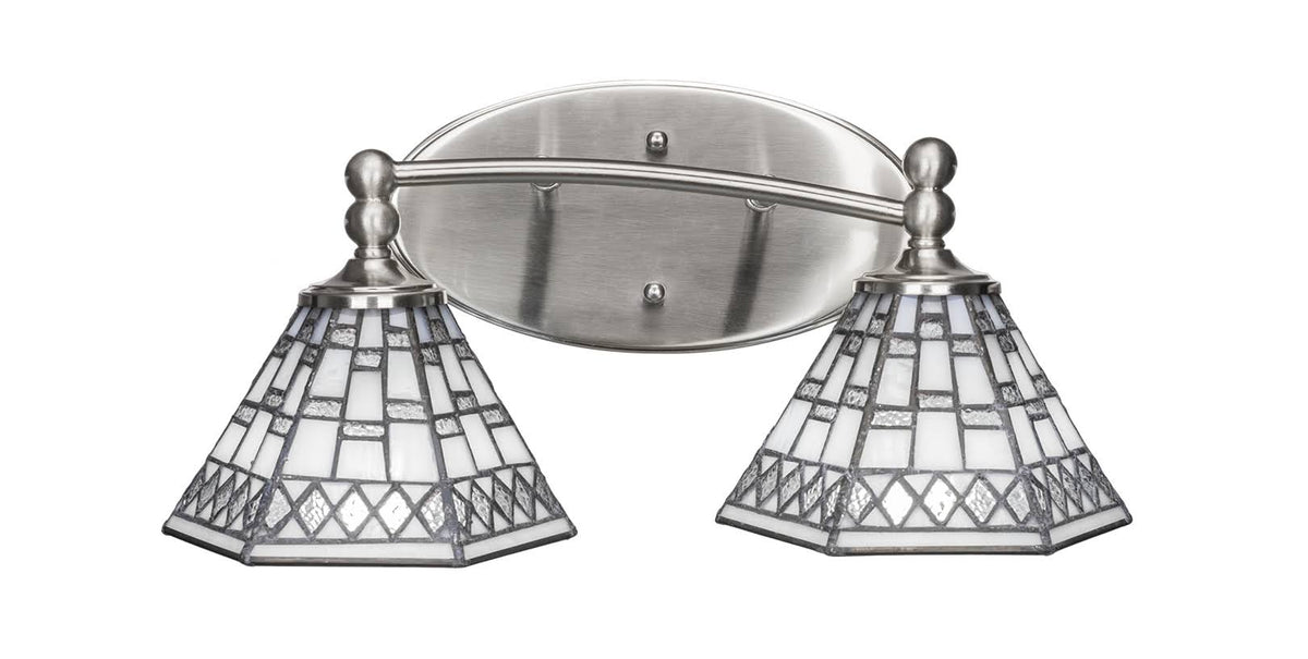 Two Light Bath Bar Brushed Nickel X65413