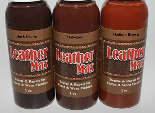 Leather Restorer and Refinish Kit 8 Oz Dark Brown F645