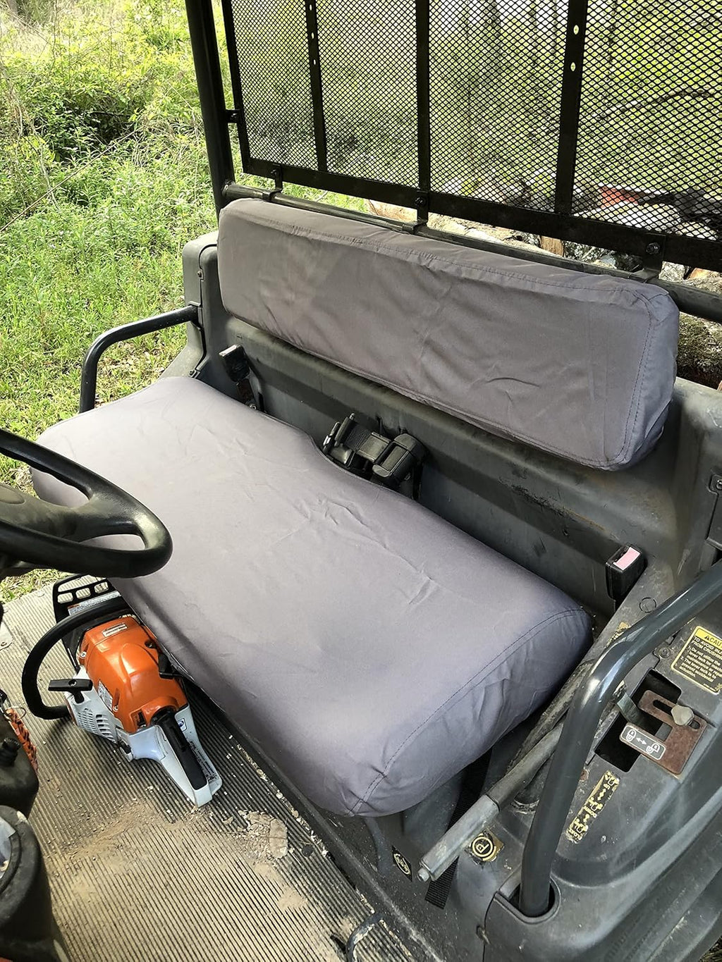 Gray Waterproof Seat Covers Pack of 2 D831