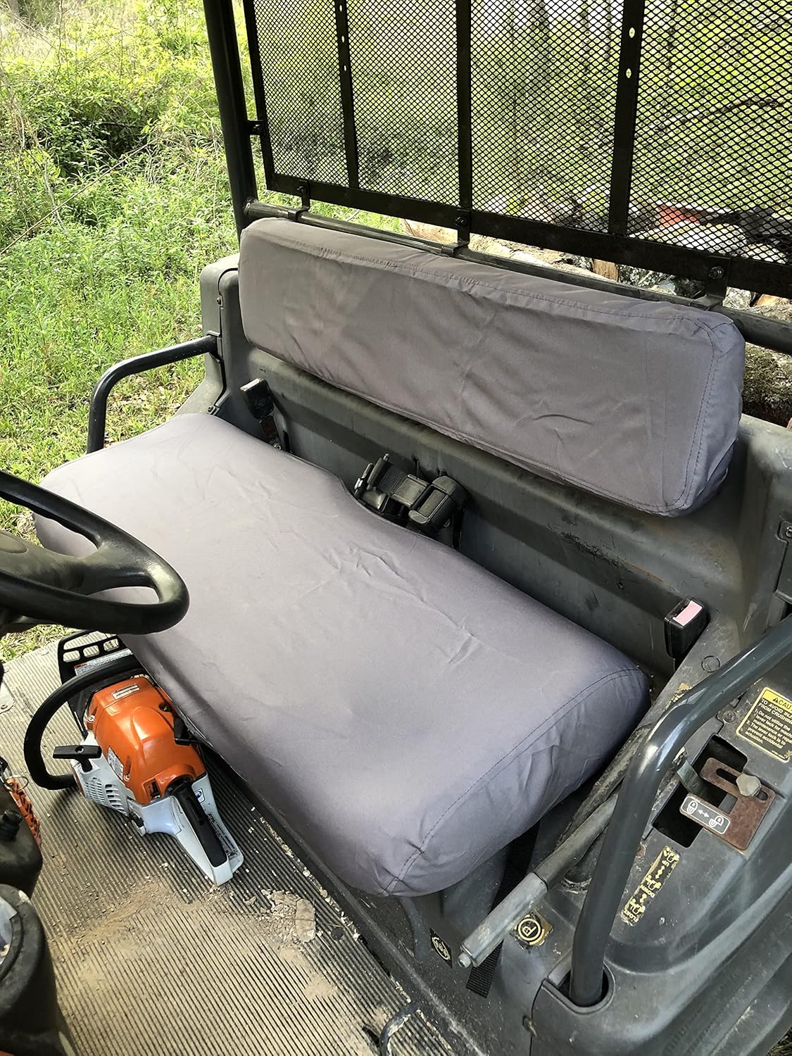 Gray Waterproof Seat Covers Pack of 2 D831