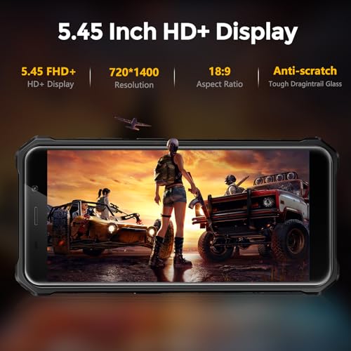 Rugged Unlocked Smartphone Dual Screen 10600mAh Battery 15+128GB Storage P94161