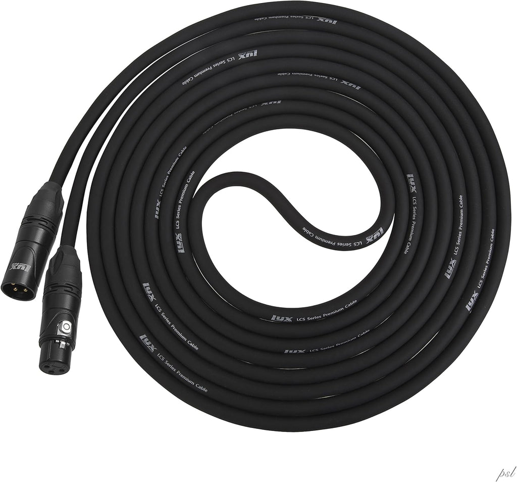 Black 100 ft XLR Microphone Cable C2677