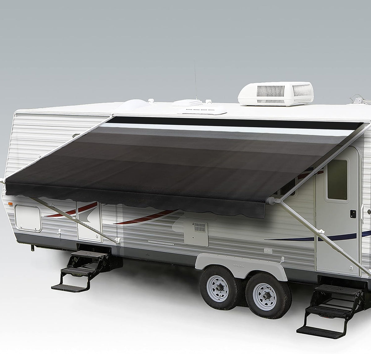 Heavy Duty Weatherproof Vinyl RV Awning Fabric Replacement Z1430