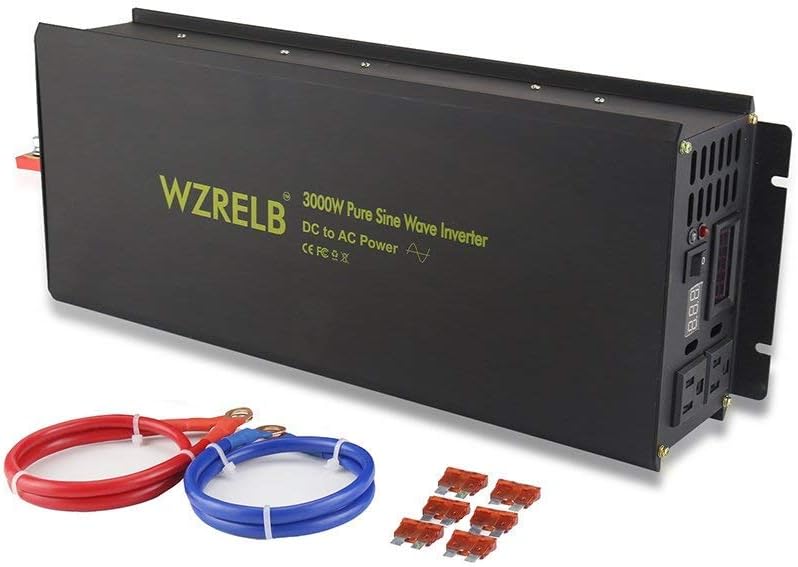 2500W Pure Sine Wave Solar Power Inverter 24V DC to 120V AC Y7589