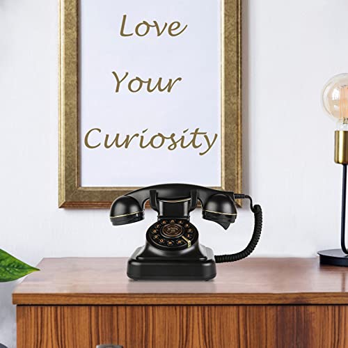 Black Corded Desk Telephone F77610