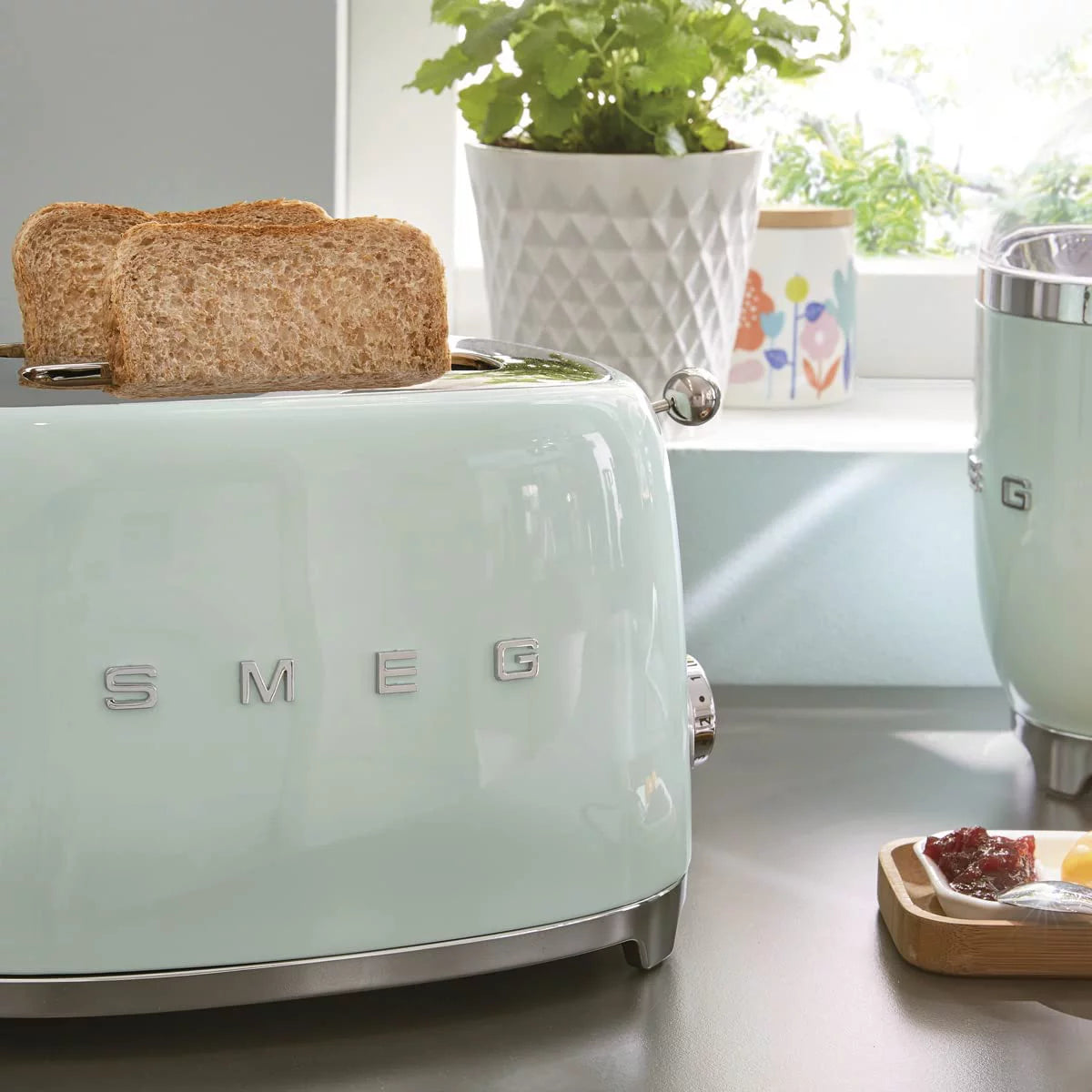 Pastel Green 2 Slice Toaster D168