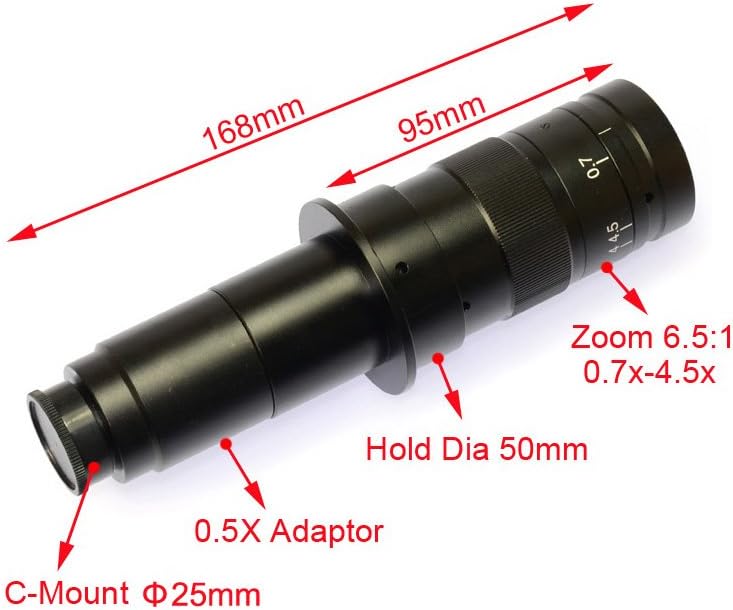14MP HD Digital Microscope Camera with 180x Zoom Lens Y88067