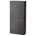 Black-Brown Wall Cabinet with 2 Doors K656625