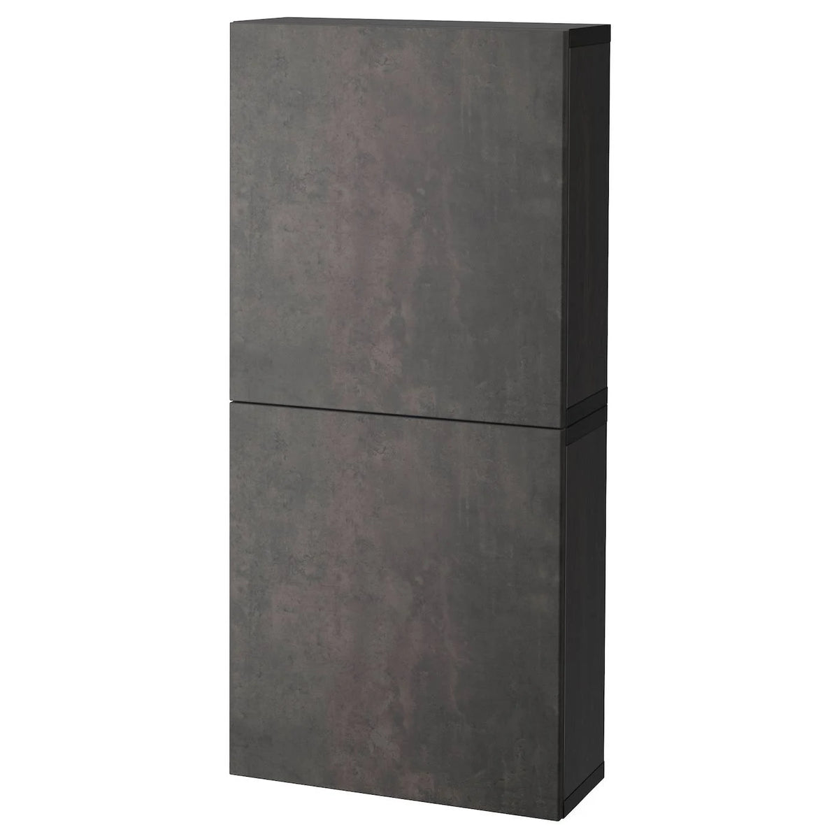 Black-Brown Wall Cabinet with 2 Doors K656625